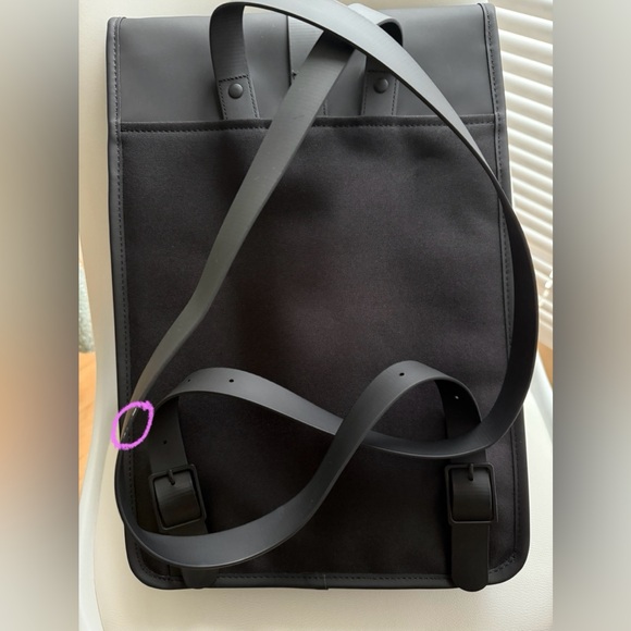 Rains Black Backpack - Picture 3 of 3